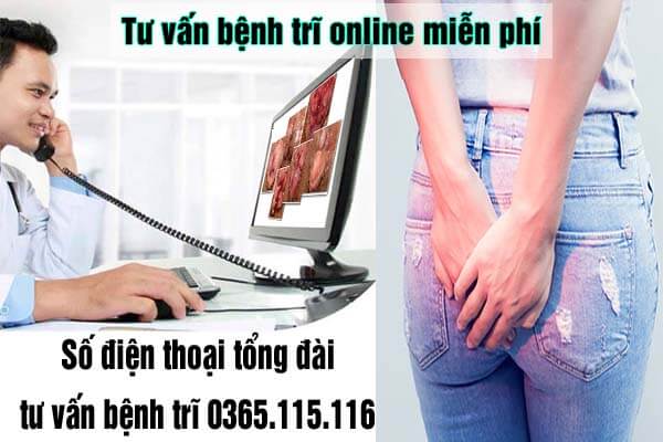Tư vấn bệnh trĩ online miễn phí liên hệ bác sĩ 0365115116