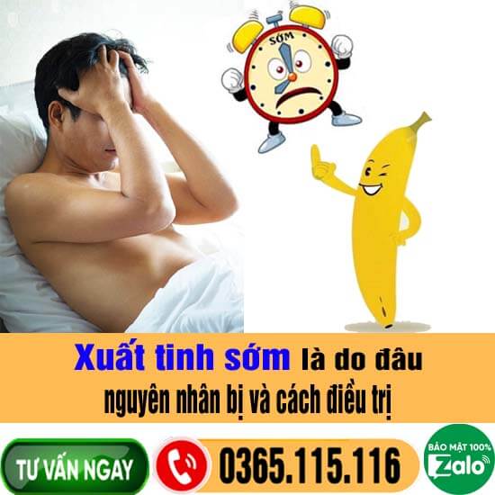 Xuất tinh sớm là gì, nguyên nhân bị và cách điều trị