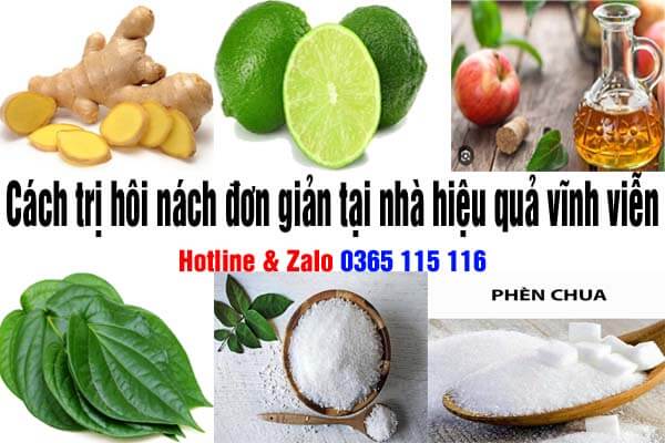 10 cách trị hôi nách đơn giản tại nhà hiệu quả vĩnh viễn