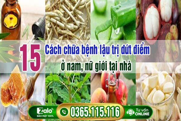 15 cách chữa bệnh lậu trị dứt điểm ở nam, nữ giới tại nhà