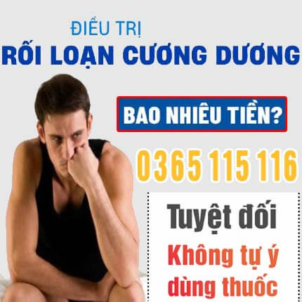 Chi phí điều trị rối loạn cương dương bao nhiêu tiền 2026